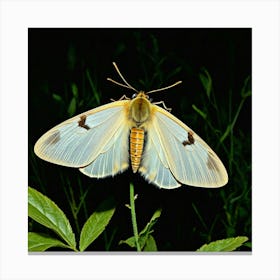 White Moth 1 Canvas Print