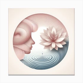 Lotus flower 1 Canvas Print