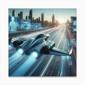 Futuristic Spaceship 1 Canvas Print