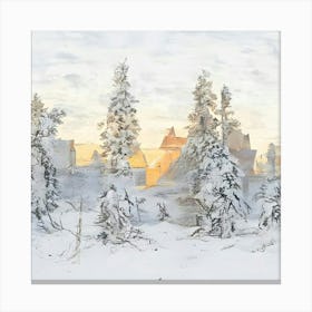 Winter Scene 10 Canvas Print