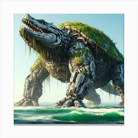 Mech Turtle Canvas Print