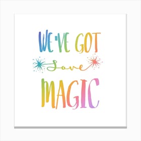 Colorful Love Magic Canvas Print