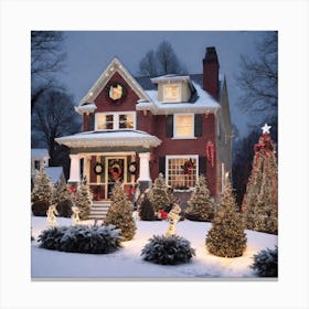 Christmas Decorating Ideas Canvas Print