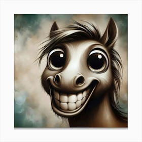 Funny Horse 3 Canvas Print