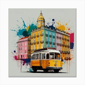 Lisbon Tram 2 Canvas Print