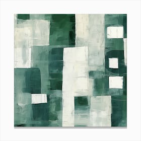 Abstract Green Painting 2 Canvas Print