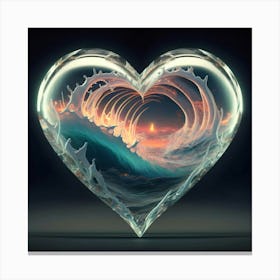 Heart Of The Ocean Canvas Print