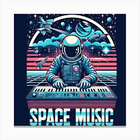 Space Music Canvas Print
