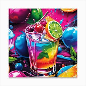 Colorful Drink 7 Canvas Print