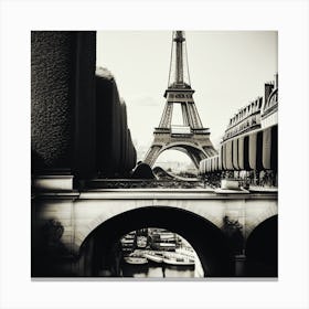 Paris Bridge Canvas Print
