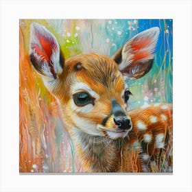 Fawn painting 8 Canvas Print