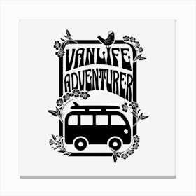 Vanlife hippy vibes Canvas Print