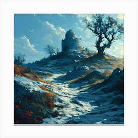 Castle On A Hill Canvas Print