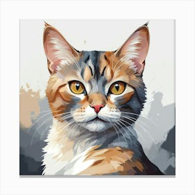 Cat Portrait 2 Canvas Print