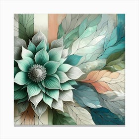 Abstract Flower 8 Canvas Print