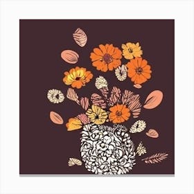 Vase Of Flowers Canvas Print