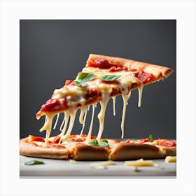 Slice Of Pizza Canvas Print