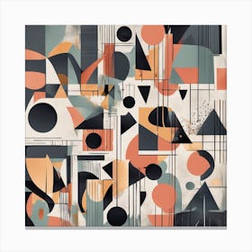 Abstract Geometric Art Prints and Posters 2 1 Canvas Print