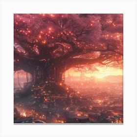 Cherry Blossom Tree Canvas Print