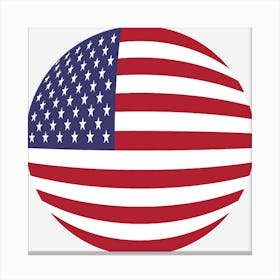 The American Flag Canvas Print