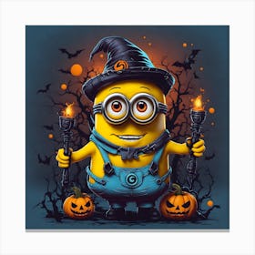 Minion Halloween 2 Canvas Print