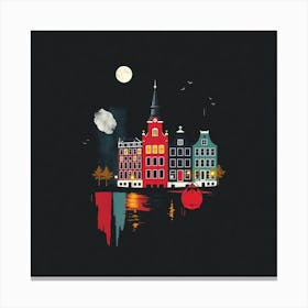 Swedish City Canvas Print