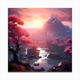 Asian Landscape Canvas Print