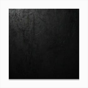 Grunge Texture On Black Color Background Canvas Print