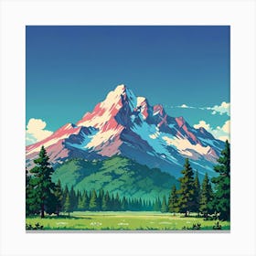 Mountain Landscape 18 Canvas Print