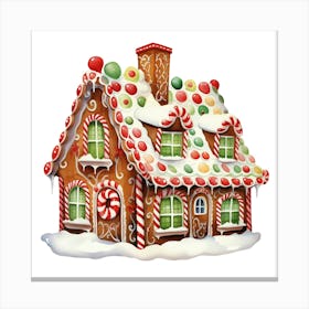 Gingerbread House Canvas Print