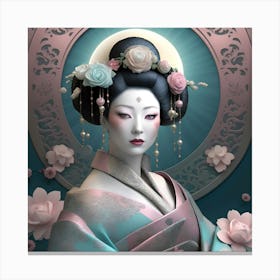 Geisha 16 Canvas Print