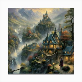 Cinderella'S Castle Canvas Print