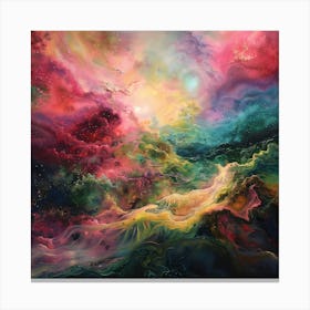 Nebula, Impressionism and Surrealism Canvas Print
