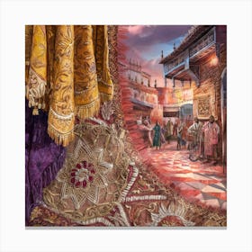 Egyptian Carpet Canvas Print