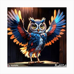 Nightcap Owl 2 Canvas Print