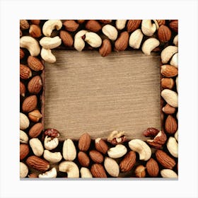 Nuts As A Frame (24) Canvas Print