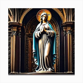 Virgin Mary 36 Canvas Print