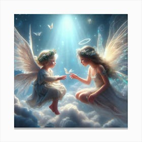 Angel and Fairy Canvas Print