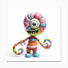 Squishy Monster Canvas Print