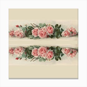 Pink Roses 1 Canvas Print