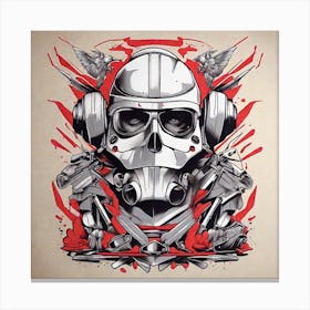Star Wars Skull Canvas Print
