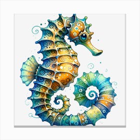 Seahorse 4 Canvas Print