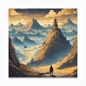 Asian Landscape Canvas Print