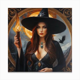 Witches 2 Canvas Print
