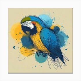 Colorful Parrot Canvas Print