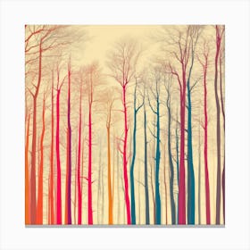 Colorful Trees 6 Canvas Print