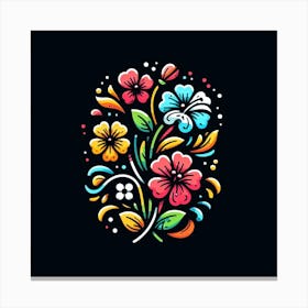 Floral Illustration Canvas Print