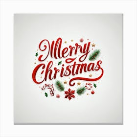 Merry Christmas 8 Canvas Print