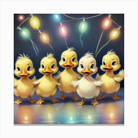 Ducklings 37 Canvas Print