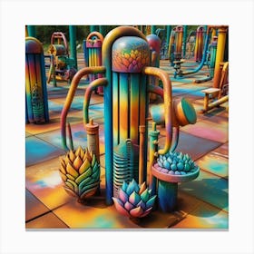 Colorful Playground Canvas Print